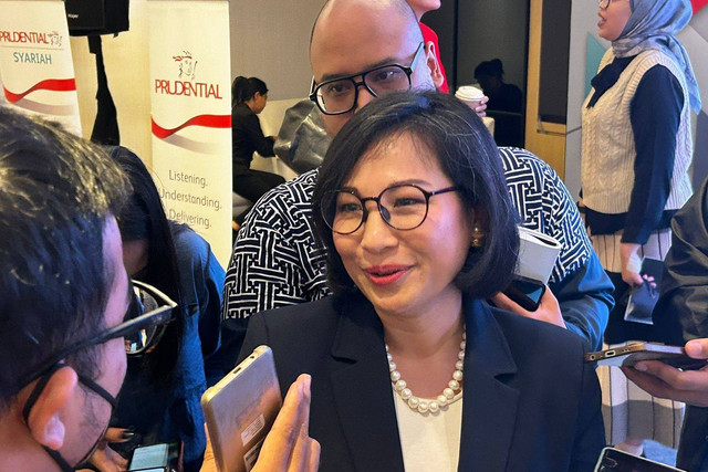 Chief Customer & Marketing Officer Prudential Indonesia, Karin Zulkarnaen, Rabu (10/5/2023). Foto: Nabil Jahja/kumparan