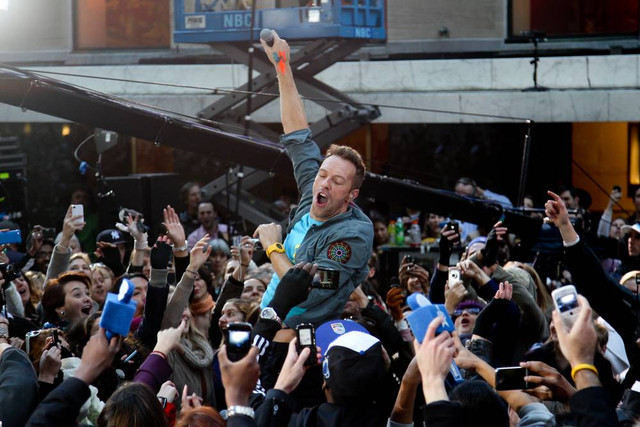 Grup Musik, Coldplay. Foto: Shutter Stock