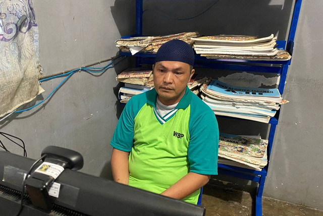 Mantan Pj Kades Ngestikarya, Herman Sawiran. (ist)