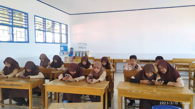 Pelaksanaan TO AKM di SMPN 41 Satap, Makassar