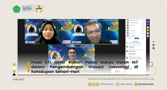 Prodi STI Gelar Kuliah Pakar: Peran IoT dalam Pengembangan Inovasi Teknologi 