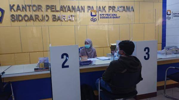 pelayanan pajak di Kantor Pelayanan Pajak Pratama Sidoarjo Barat 