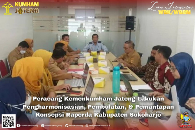 Peracang Kemenkumham Jateng Lakukan Penyempurnaan Konsepsi ...