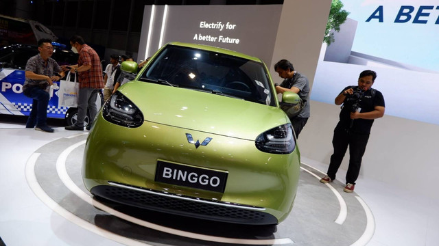 Mobil listrik Wuling Binggo diperkenalkan di Indonesia, Rabu (17/5/2023). Foto: Aditya Pratama Niagara/kumparan