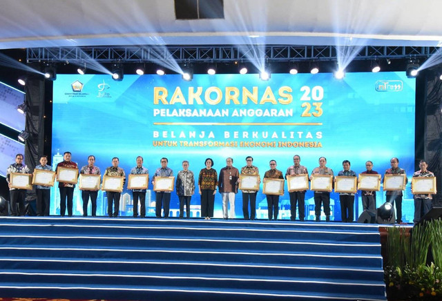 Rakornas Pelaksanaan Anggaran 2023. Foto: Kemenkeu
