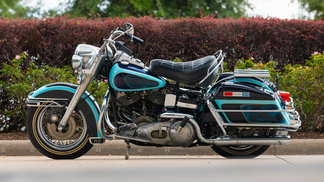 Harley Davidson milik Elvis Presley. Foto: dok. Mecum