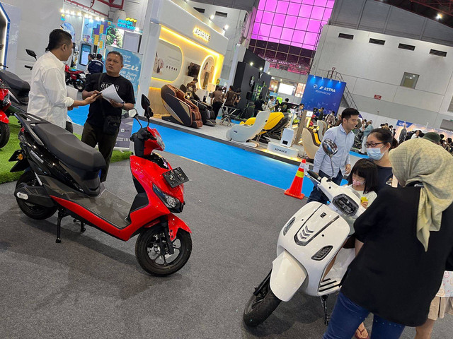 Periklindo Electric Vehicle Show (PEVS) 2023 di Kemayoran, Jakarta (17-21/5/2023). Foto: Sena Pratama/kumparan