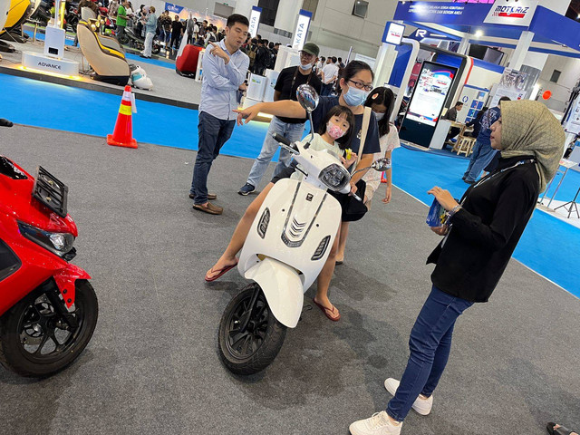 Periklindo Electric Vehicle Show (PEVS) 2023 di Kemayoran, Jakarta (17-21/5/2023). Foto: Sena Pratama/kumparan
