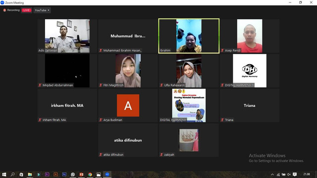Dokumentasi diskusi sharing kepenulisan PK IMM