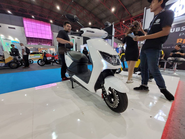 Motor Listrik Davigo Dragon Foto: Rizki Fajar Novanto/kumparan