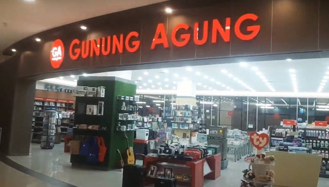 Toko Buku Gunung Agung. Dok: Istimewa