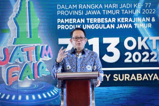Sekda Jatim Adhy Karyono. Foto: Diskominfo Jawa Timur
