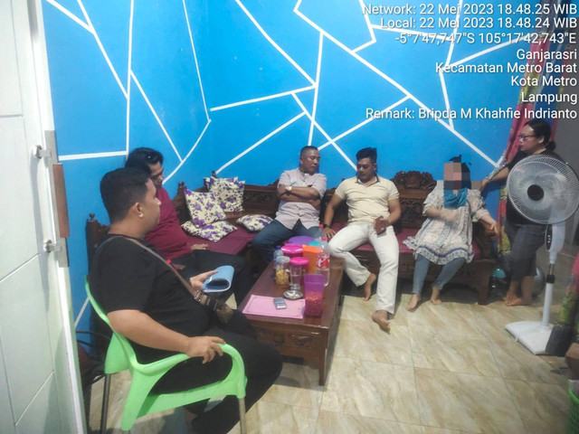 Pelaku yang berhasil diamankan. | Foto: Dok Polres Lampung Utara
