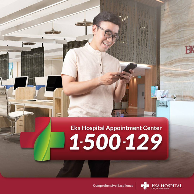 Eka Hospital Group meluncurkan Eka Hospital Appointment Center 1-500-129. Foto: Eka Hospital