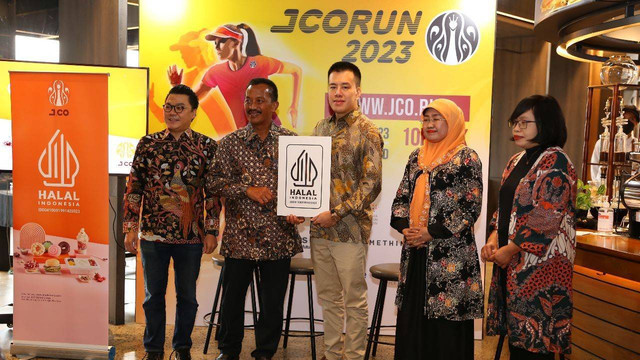 Konferensi pers halal ceremony JCo Indonesia dan JCO RUN 2023. Foto: Jco Indonesia