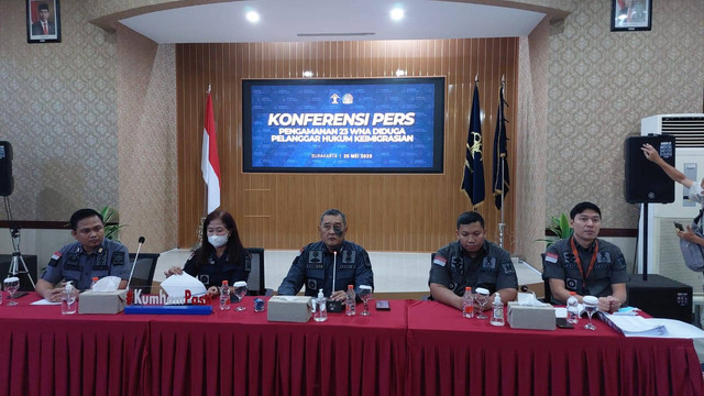 Kantor Imigrasi Surakarta mengamankan 23 WNA China dan Taiwan tanpa dokumen di indekos. Foto: Dok. Istimewa