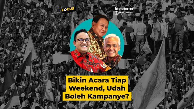 Tiga bacapres 2024.  Foto: Dok Focus kumparan