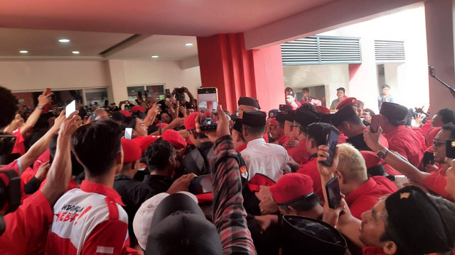 Capres PDIP Ganjar Pranowo di Banten Sabtu (27/5).  Foto: Dok. Istimewa