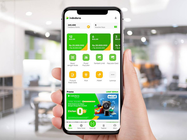 Kolaborasi Indodana bersama ECI.ID untuk mempermudah masyarakat mendapatkan barang elektronik dan gadget. (Foto : Indodana)