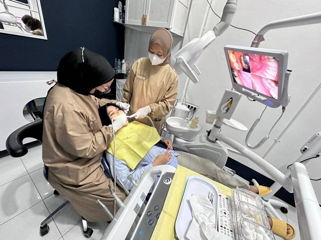 Perawatan estetika di Zona Dokter Gigi Pontianak. Foto: Teri/Hi!Pontianak