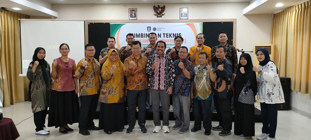 Pembukaan Bimtek Akreditasi LPK 2023 sumber:dokumen lattaspenta disnakertrans kepri