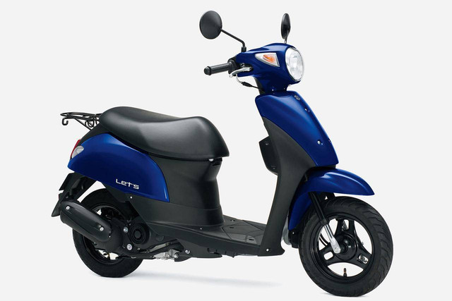 Wujud motor skutik Suzuki Let's untuk pasar Jepang. Foto: Suzuki