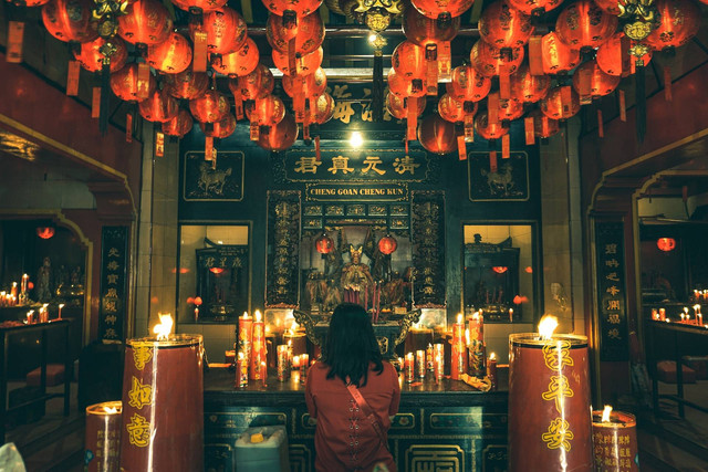 Klenteng di Magelang yang Indah / Foto hanya ilustrasi bukan tempat sebenarnya, https://unsplash.com/photos/qIMXj2Ja1oM