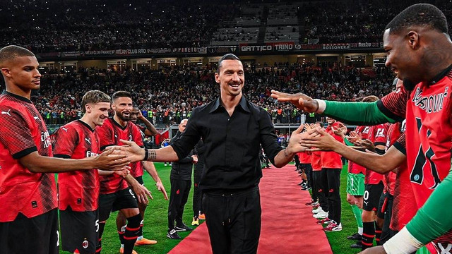 Ibrahimovic putuskan pensiun di usia 41 tahun. Foto: Instagram/@acmilan