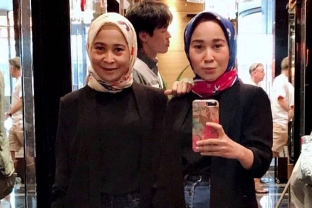 Rihani dan Rihana yang dilaporkan menipu PO iPhone. Foto: Instagram/@kasusiphonesikembar