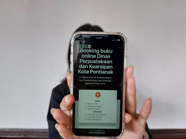 Perpustakaan Pontianak kini menghadirkan aplikasi BOBO+. Foto: Dok. Prokopim Pemkot Pontianak