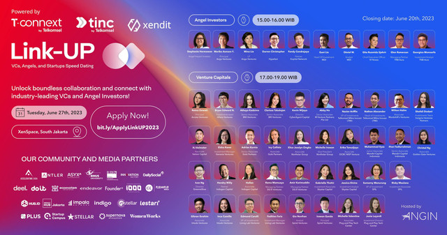 Para investor yang akan berpartisipasi di acara LinkUp pada Juni mendatang. Foto: dok. Xendit