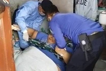 Muhammad Fajri, pria obesitas di Tangerang dievakuasi. Foto: Dok. Istimewa