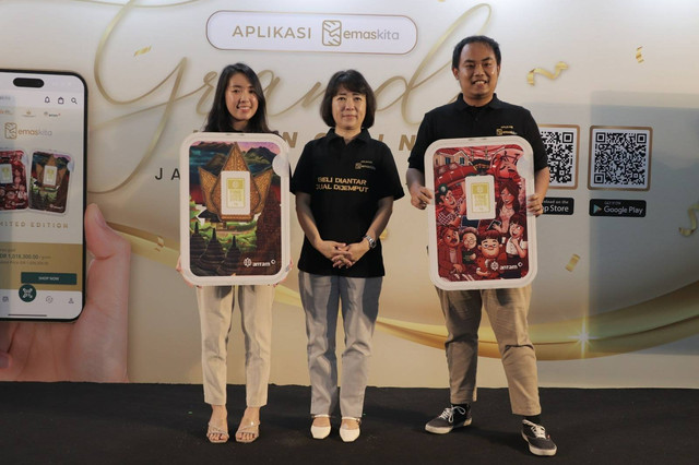 Peluncuran Aplikasi EmasKITA oleh PT Hartadinata Abadi Tbk, Kamis (8/6/2023). Foto: Hartadinata Abadi