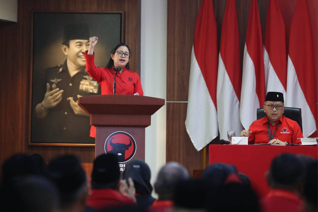 Ketua DPP PDIP Puan Maharani Bacakan 17 Rekomendasi Hasil Rakernas III. Foto: PDIP