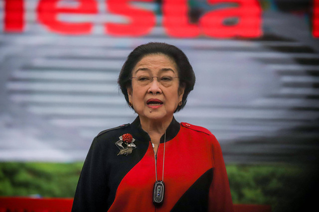 Ketum PDIP Megawati Soekarnoputri di DPP PDIP, Jakarta, Jumat (9/6/2023). Foto: Jamal Ramadhan/kumparan