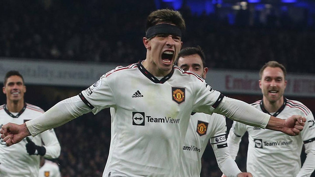 Pemain Manchester United, Lisandro Martinez. Foto: Instagram/@manchesterunited
