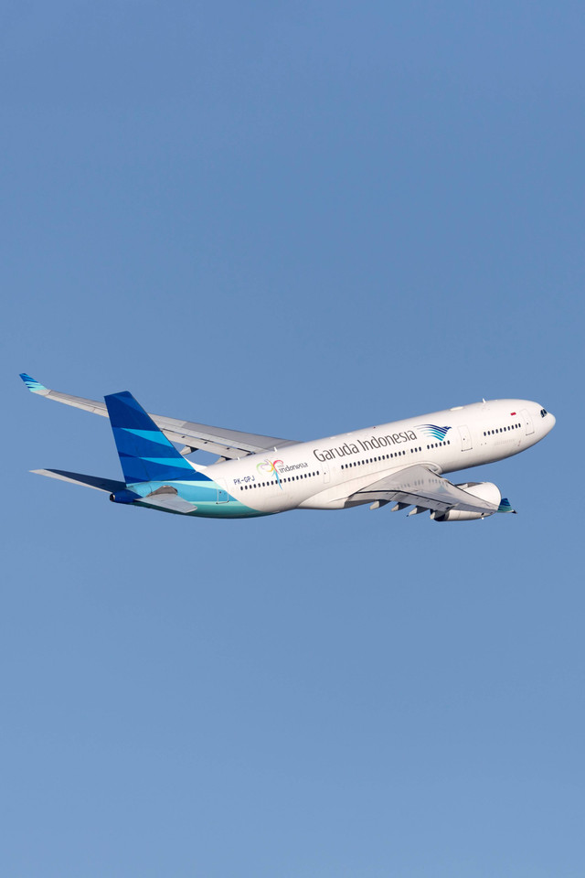 Ilustrasi Garuda Indonesia.. Foto: Ryan Fletcher/Shutterstock