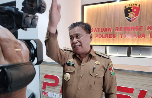 Bupati Toraja Utara, Yohanis Bassang. Dok: kumparan.