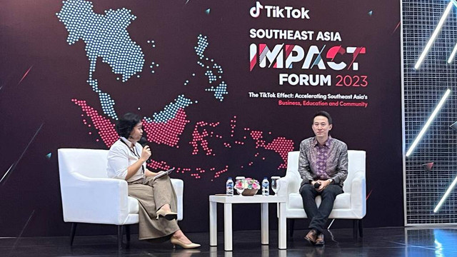 CEO TikTok, Shou Zi Chew. Foto: Fariza Rizky Ananda/kumparan