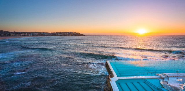 Kolam samudera di New South Wales. Foto: Dwidaya Tour