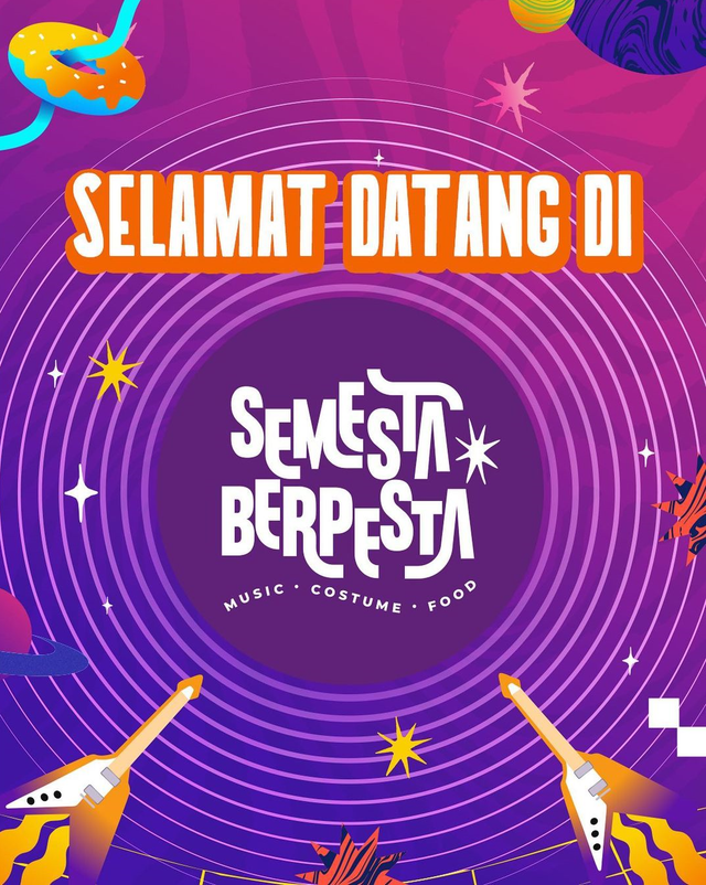 Semesta Berpesta. Foto: Instagram/semestaberpesta