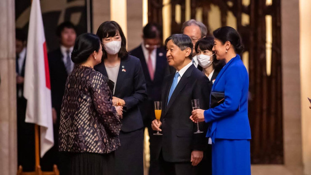 Ketua DPR Puan Maharani bertemu Kaisar Jepang Hironomiya Naruhito dan Permaisuri Masako. Foto: DPR RI