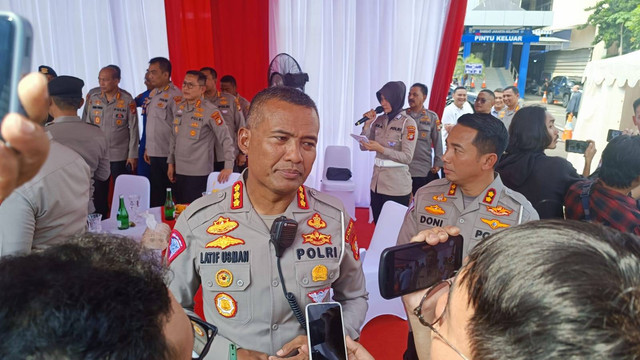 Direktur Lalu Lintas Polda Metro Jaya Kombes Pol Latif Usman di Polda Metro Jaya, Selasa (20/6/2023). Foto: Thomas Bosco/kumparan