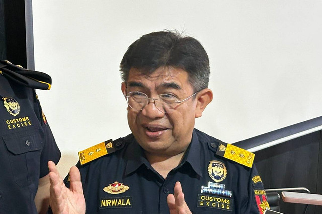 Direktur Komunikasi dan Bimbingan Pengguna Jasa Direktorat Bea dan Cukai Kemenkeu, Nirwala Dwi Heryanto, di Kantor Kemenkeu, Selasa (20/6/2023). Foto: Nabil Jahja/kumparan