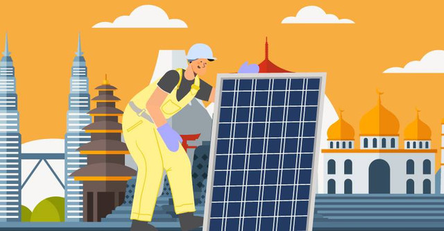 Ketahui, Negara-Negara Asia Dengan Pemanfaatan Energi Surya Terbesar