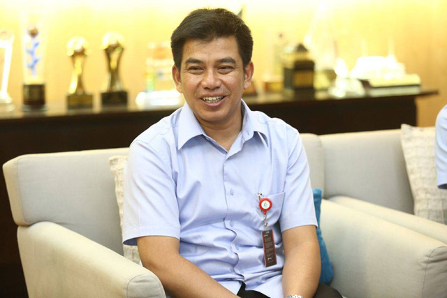 Direktur Utama PDAM Tirtawening, Sonny Salimi sesuai rapat Tim Pengendalian Inflasi Daerah (TPID) di Balai Kota Bandung, Selasa 20 Juni 2023.