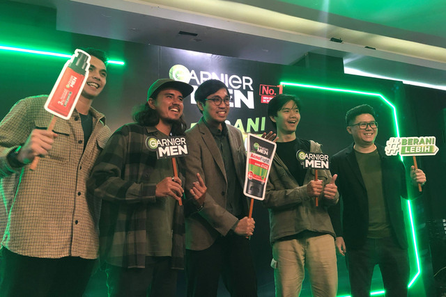 Garnier Men luncurkan kampanye #BeraniLebih bersama tiga pria inspiratif. Foto: Nada Saffana/kumparan