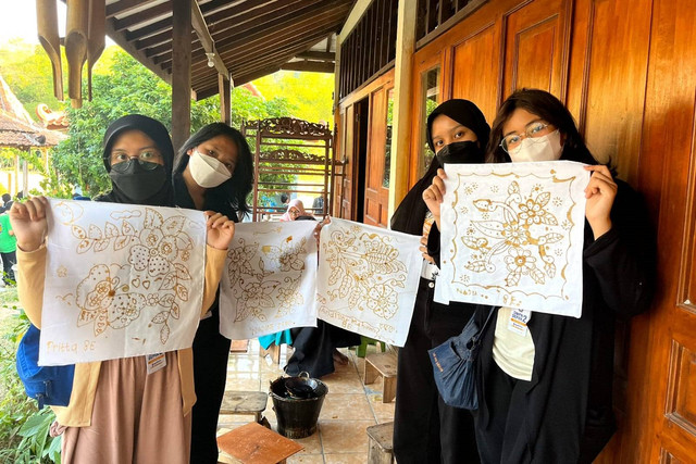 Desa wisata batik Giriloyo, Bantul, Yogyakarta. Foto: Akbar Maulana/kumparan