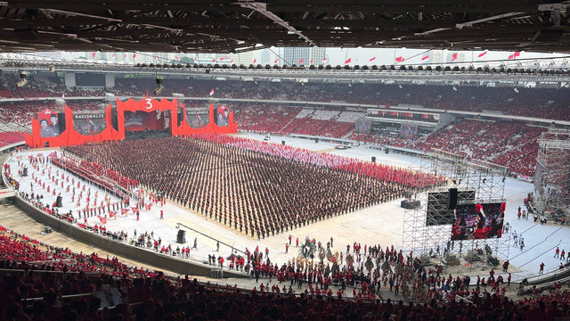 Suasana peringatan puncak Bulan Bung Karno di GBK. Foto: Dok. PDIP