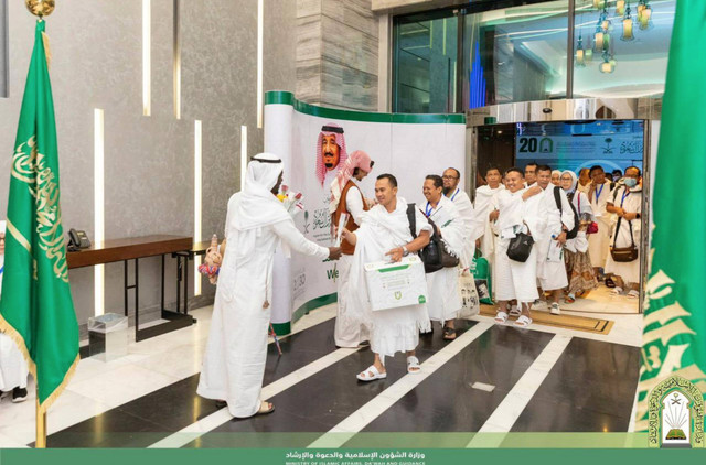 Rombongan terakhir tamu undangan haji dari Raja Salman tiba di Arab Saudi, Juni 2023. Foto: Twitter/@Saudi_MoiaEN